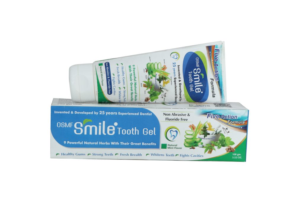 OSMF Smile Toothgel Best Toothpaste Whitening, Sensitivity and Bleeding Gums.