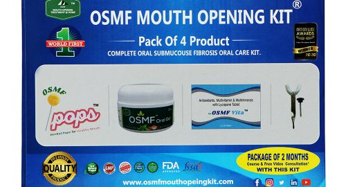 OSMF Mouth Opening Kit Pops Oral Gel Execerise Device Vitamin India