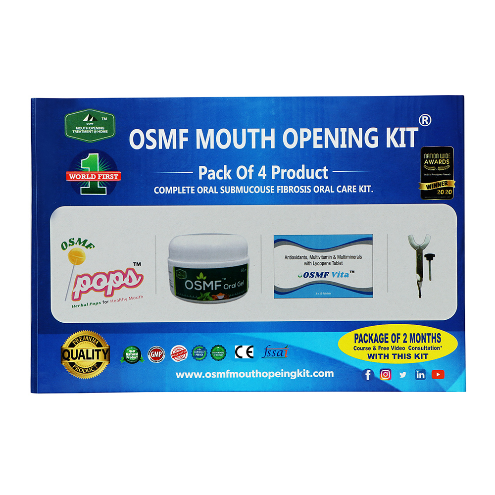 OSMF Mouth Opening Kit Pops Oral Gel Execerise Device Vitamin US India