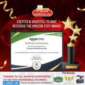 Dr. Agravat Healthcare Ltd Is Awarded the Prestigious Amazon STEP Seller Award and Certificate of Achievement