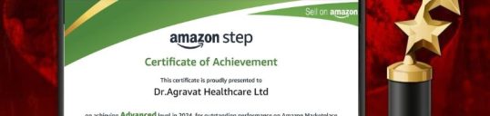 Amazon STEP Seller Award India Agravat Online Store Dr Agravat Healthcare Ltd